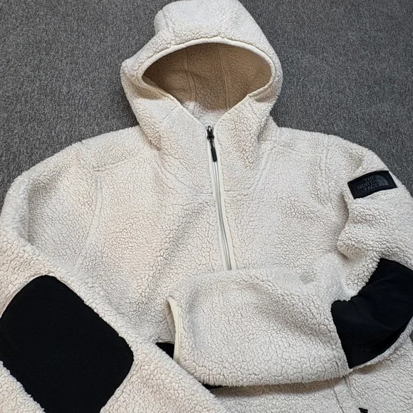 The North Face Campshire Pullover Hoodie Women's Sherpa Fleece Hoodie Warm Large - Picture 9 of 14